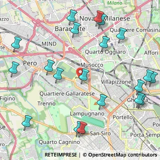 Mappa Via Giovanni Maria Bicetti De Buttinoni, 20151 Milano MI, Italia (2.8085)