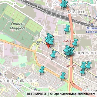 Mappa Via Giovanni Maria Bicetti De Buttinoni, 20151 Milano MI, Italia (0.5025)