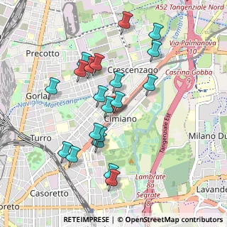 Mappa Via Regina Teodolinda, 20132 Milano MI, Italia (0.9155)
