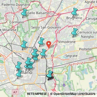 Mappa Via Regina Teodolinda, 20132 Milano MI, Italia (5.13059)