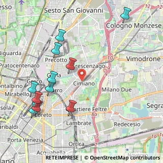 Mappa Via Regina Teodolinda, 20132 Milano MI, Italia (2.38455)