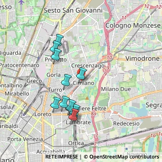 Mappa Via Regina Teodolinda, 20132 Milano MI, Italia (1.81)