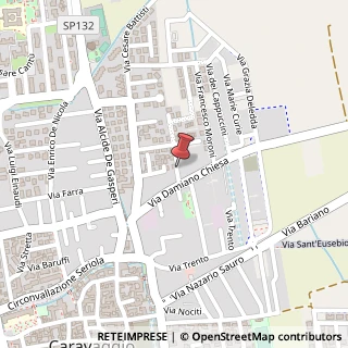 Mappa Via Nullo Francesco, 4, 24043 Caravaggio BG, Italia, 24043 Caravaggio, Bergamo (Lombardia)