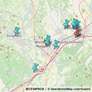 Mappa Via Conti Gualdo, 36075 Montecchio Maggiore VI, Italia (4.63214)