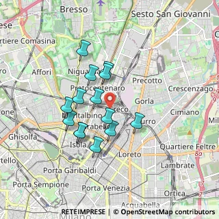 Mappa Via Privata Nicolò Bettoni, 20125 Milano MI, Italia (1.44714)