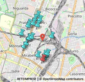 Mappa Via Privata Nicolò Bettoni, 20125 Milano MI, Italia (0.821)