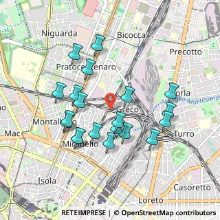 Mappa Via Privata Nicolò Bettoni, 20125 Milano MI, Italia (0.881)