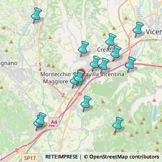 Mappa Via Bacchiglioni, 36075 Montecchio Maggiore VI, Italia (4.32)