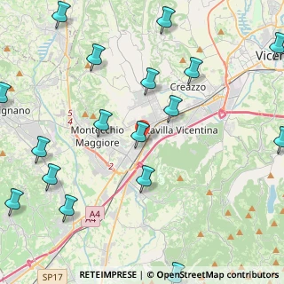 Mappa Via Bacchiglioni, 36075 Montecchio Maggiore VI, Italia (5.90941)
