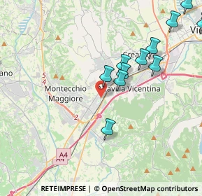 Mappa Via Bacchiglioni, 36075 Montecchio Maggiore VI, Italia (5.01615)