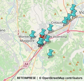 Mappa Via Bacchiglioni, 36075 Montecchio Maggiore VI, Italia (3.13083)