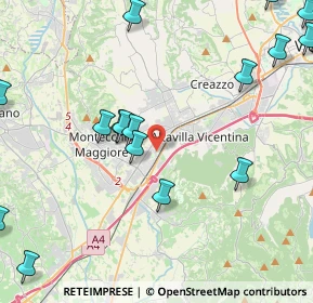 Mappa Via Bacchiglioni, 36075 Montecchio Maggiore VI, Italia (6.333)