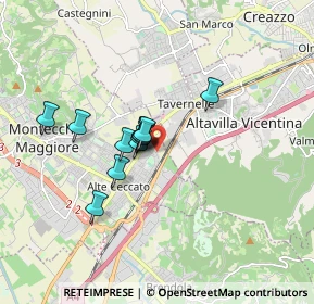 Mappa Via Bacchiglioni, 36075 Montecchio Maggiore VI, Italia (1.19333)