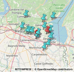 Mappa Via Pontenove, 25081 Bedizzole BS, Italia (9.52529)