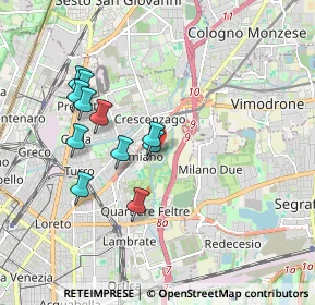 Mappa Via Rovato, 20132 Milano MI, Italia (1.70636)