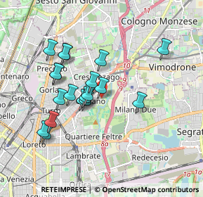 Mappa Via Rovato, 20132 Milano MI, Italia (1.61579)