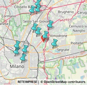 Mappa Via Rovato, 20132 Milano MI, Italia (3.80167)