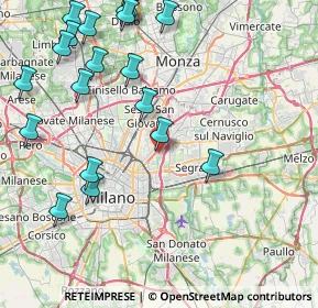 Mappa Via Rovato, 20132 Milano MI, Italia (10.527)