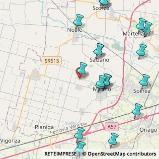 Mappa Via Ghetto di Sotto, 30035 Mirano VE, Italia (5.7465)