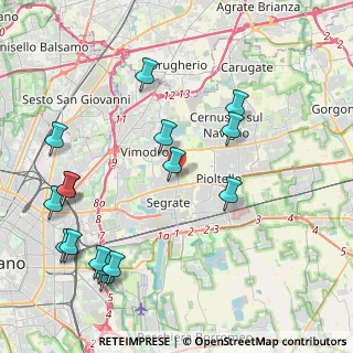 Mappa Via Bruno Buozzi, 20054 Segrate MI, Italia (4.98375)