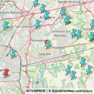Mappa Via Bruno Buozzi, 20054 Segrate MI, Italia (6.4745)