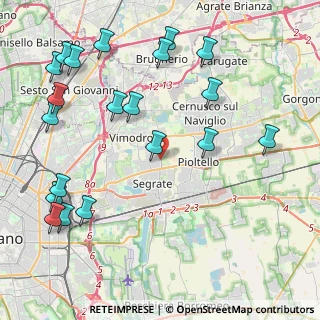 Mappa Via Bruno Buozzi, 20054 Segrate MI, Italia (5.271)