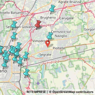 Mappa Via Bruno Buozzi, 20054 Segrate MI, Italia (6.515)