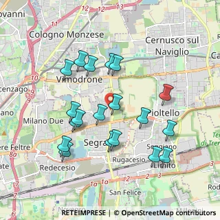 Mappa Via Bruno Buozzi, 20054 Segrate MI, Italia (1.83263)