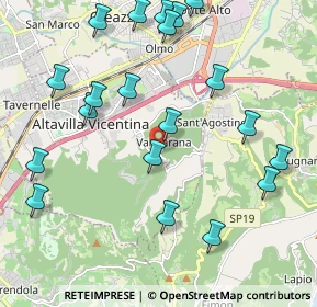 Mappa Via Monte Cimone, 36077 Altavilla Vicentina VI, Italia (2.4065)