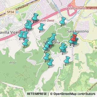 Mappa Via Monte Cimone, 36077 Altavilla Vicentina VI, Italia (0.86667)