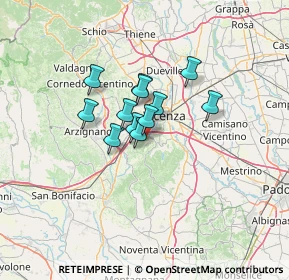 Mappa Via Monte Cimone, 36077 Altavilla Vicentina VI, Italia (7.99083)