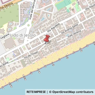 Mappa Via dei Pioppi,  2, 30016 Jesolo, Venezia (Veneto)