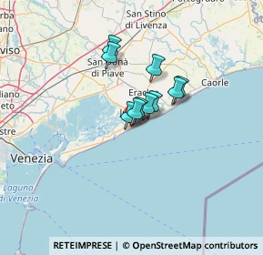 Mappa Via dei Pioppi 1° Accesso al Mare, 30016 Lido di Jesolo VE, Italia (11.18455)