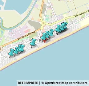 Mappa Via dei Pioppi 1° Accesso al Mare, 30016 Lido di Jesolo VE, Italia (0.81143)