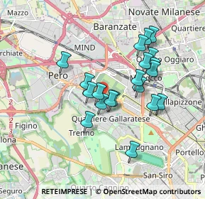 Mappa Via Busto Arsizio, 20151 Milano MI, Italia (1.5265)