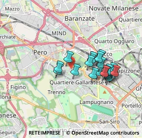 Mappa Via Busto Arsizio, 20151 Milano MI, Italia (1.474)