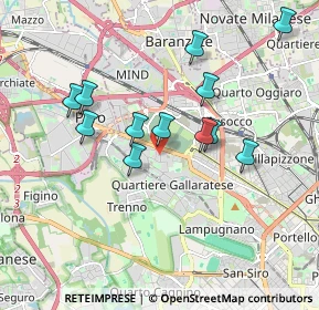 Mappa Via Busto Arsizio, 20151 Milano MI, Italia (1.6825)