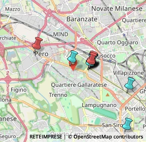 Mappa Via Busto Arsizio, 20151 Milano MI, Italia (1.36615)