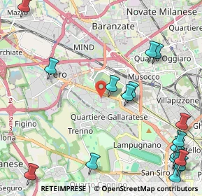 Mappa Via Busto Arsizio, 20151 Milano MI, Italia (3.03941)