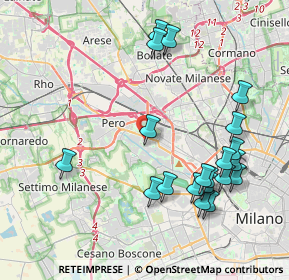 Mappa Via Busto Arsizio, 20151 Milano MI, Italia (4.4185)