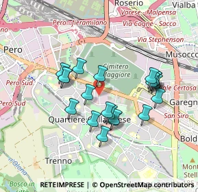 Mappa Via Busto Arsizio, 20151 Milano MI, Italia (0.782)