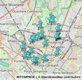 Mappa Via Luigi Manzotti, 20158 Milano MI, Italia (1.5685)