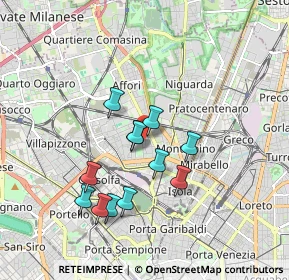 Mappa Via Luigi Manzotti, 20158 Milano MI, Italia (1.53833)