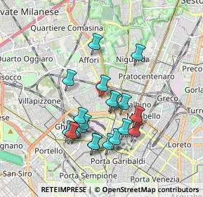 Mappa Via Luigi Manzotti, 20158 Milano MI, Italia (1.6335)