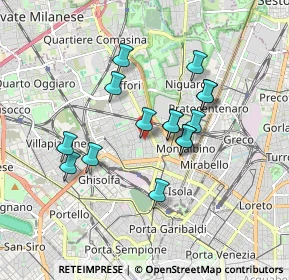 Mappa Via Luigi Manzotti, 20158 Milano MI, Italia (1.45067)