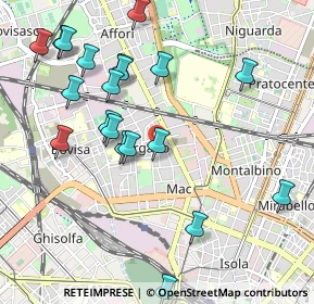 Mappa Via Luigi Manzotti, 20158 Milano MI, Italia (1.123)