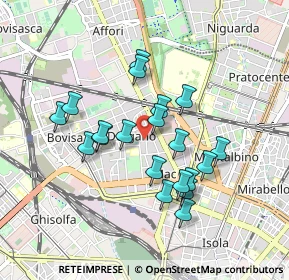 Mappa Via Luigi Manzotti, 20158 Milano MI, Italia (0.7785)
