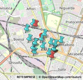 Mappa Via Luigi Manzotti, 20158 Milano MI, Italia (0.668)