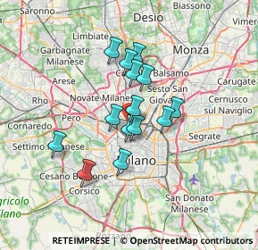 Mappa Via Luigi Manzotti, 20158 Milano MI, Italia (5.01857)