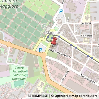 Mappa Piazzale Cimitero Maggiore, 5, 20151 Milano, Milano (Lombardia)